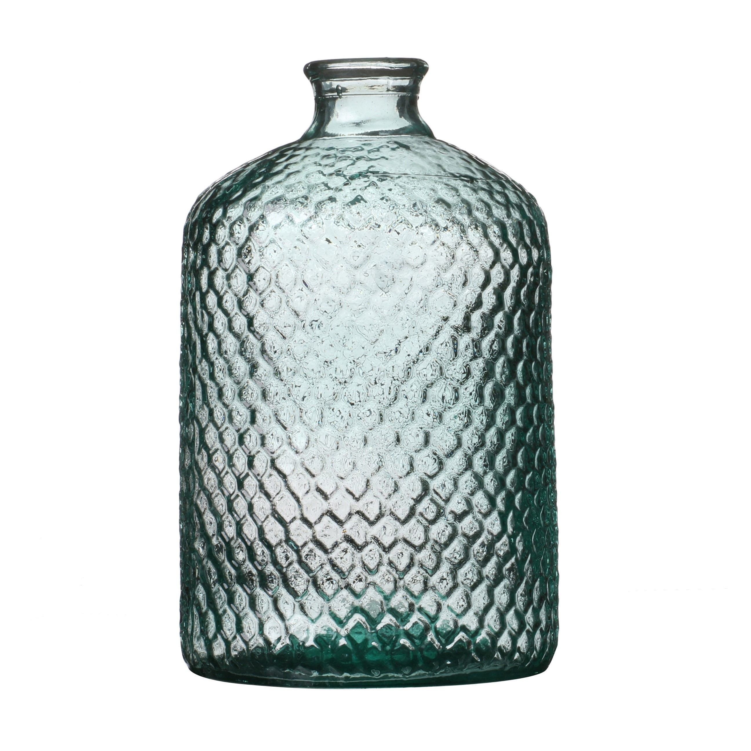 Blue Bottle Glass Flower Vase Home Wedding Decor Table Centerpiece Plant Vases - Picture 9 of 9