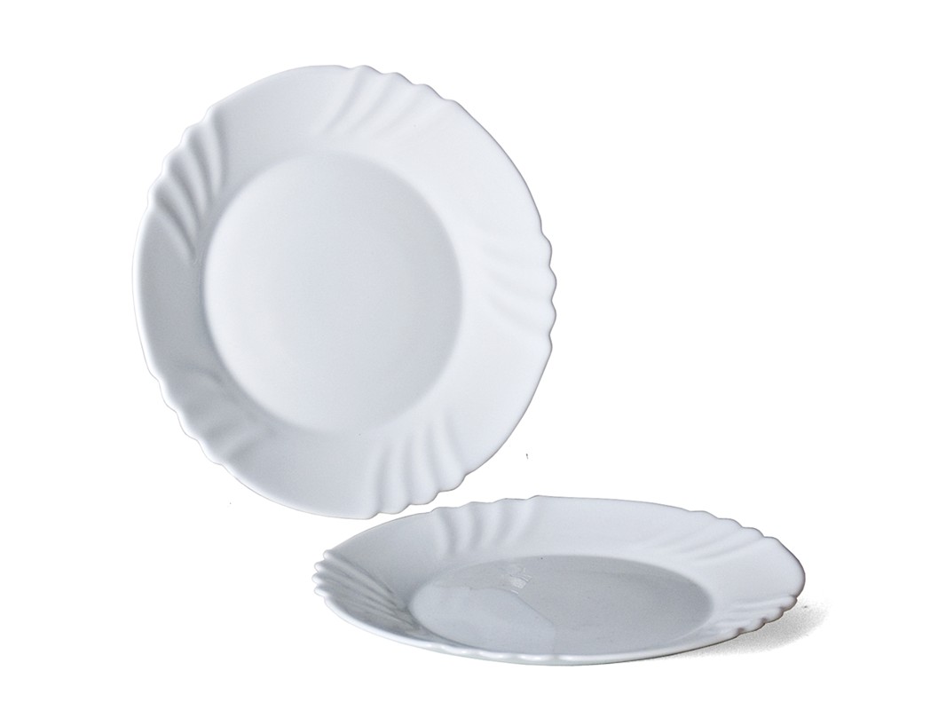 Bormioli Rocco Opal Glass Dinner Plate Oval Food Serving Platter Tray Salad Bowl - Picture 8 of 61
