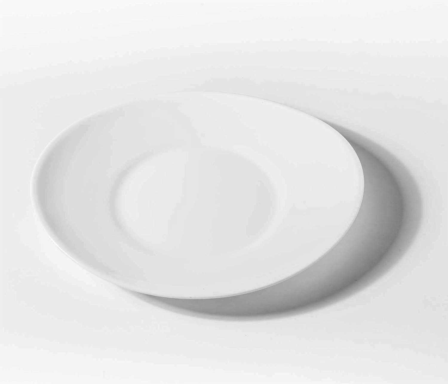 Bormioli Rocco Opal Glass Dinner Plate Oval Food Serving Platter Tray Salad Bowl - Picture 37 of 61