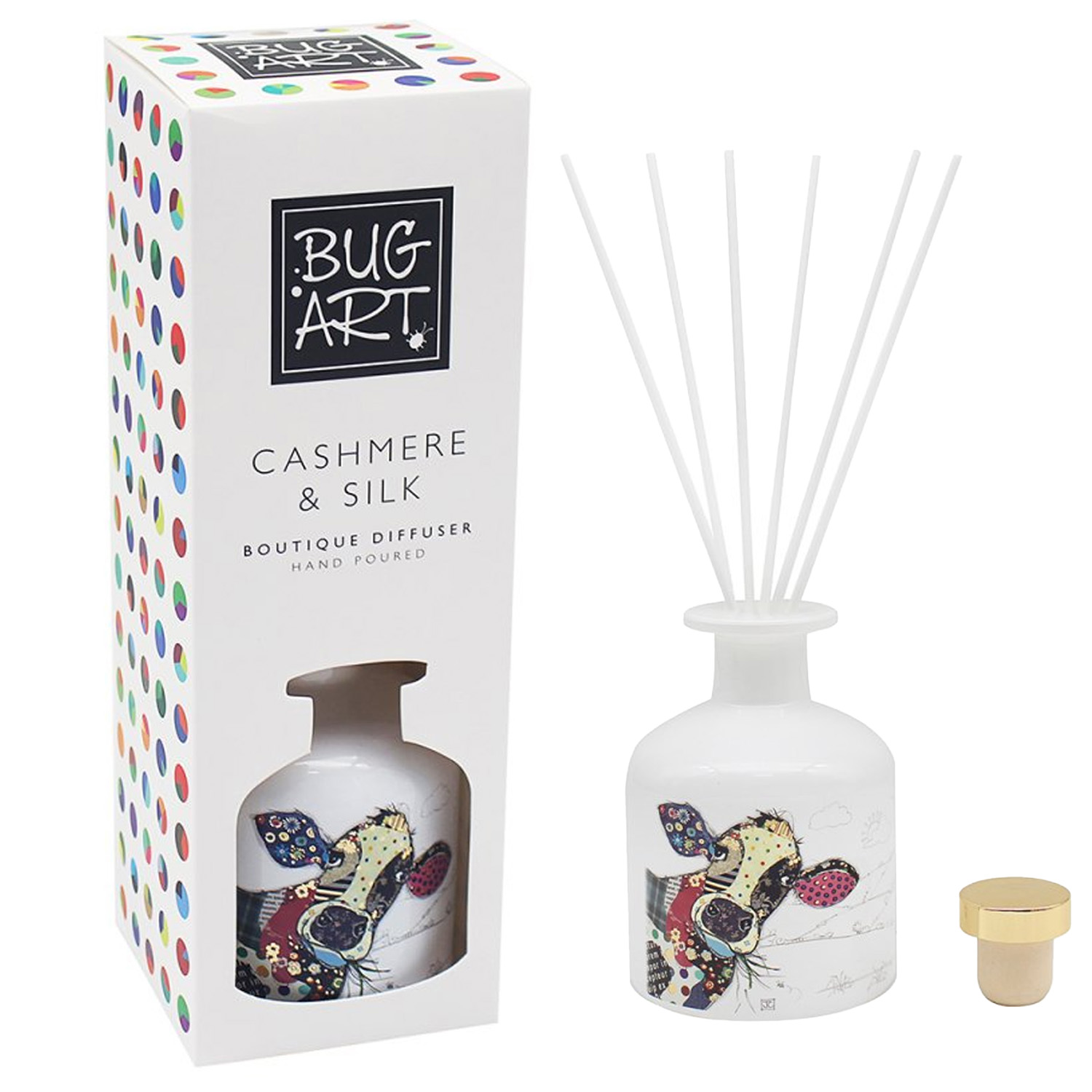 Reed Diffusers 200ml Bug Art Cashmere & Silk Animals Novelty Holiday ...