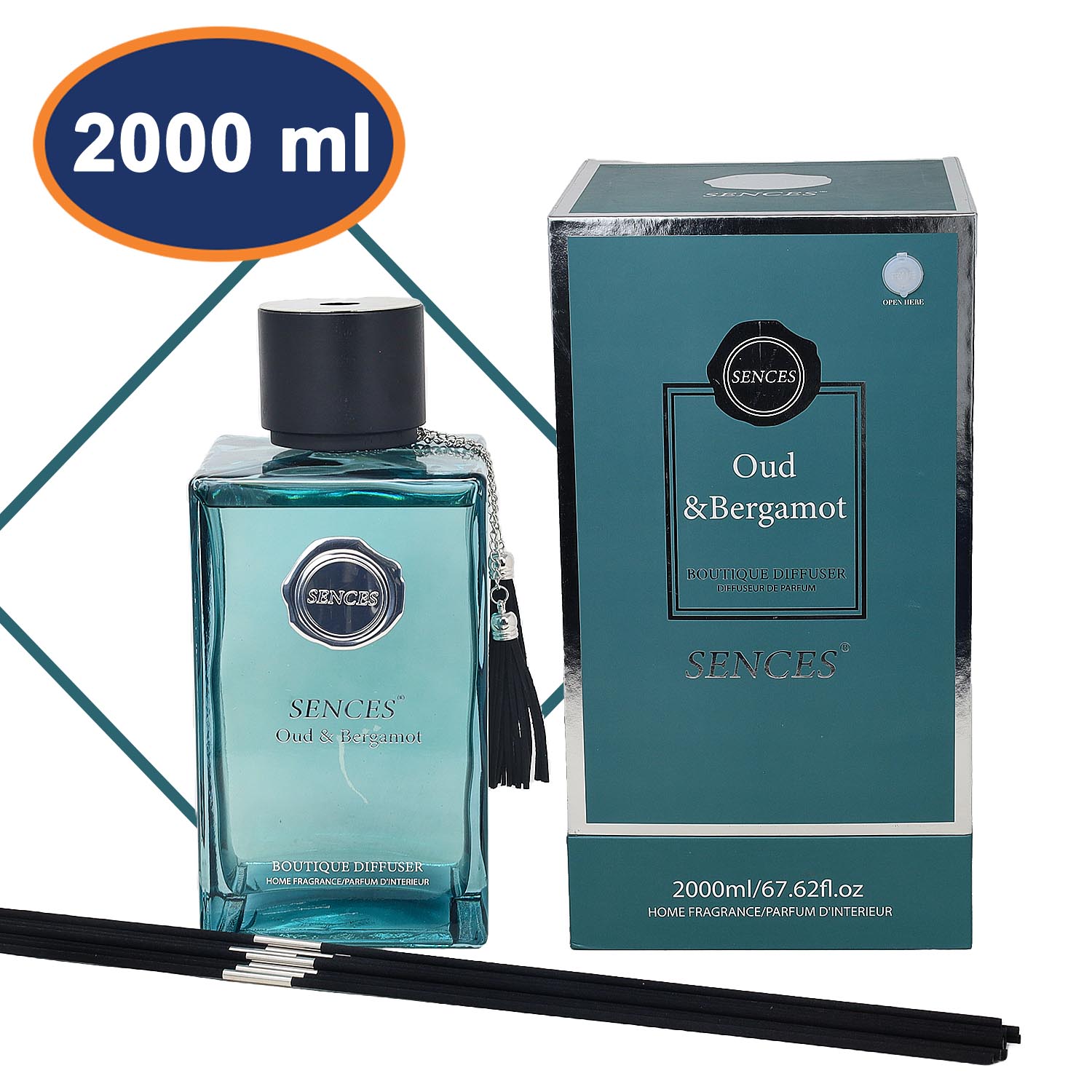 Baltus 2000ml Reed Diffuser Set Home Fragrance Aromatherapy Air ...