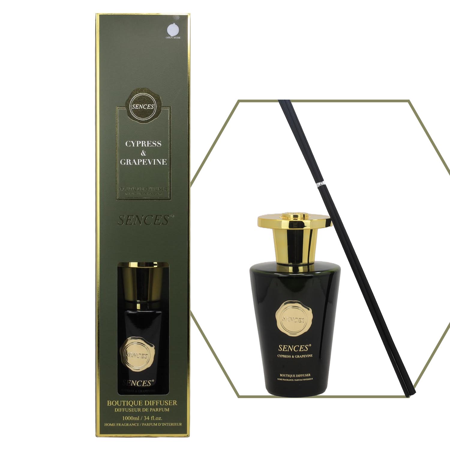 Diffuseur de roseaux boutique 1000 ml parfum de mèche parfumée aromathérapie parfum huile - Photo 35/97