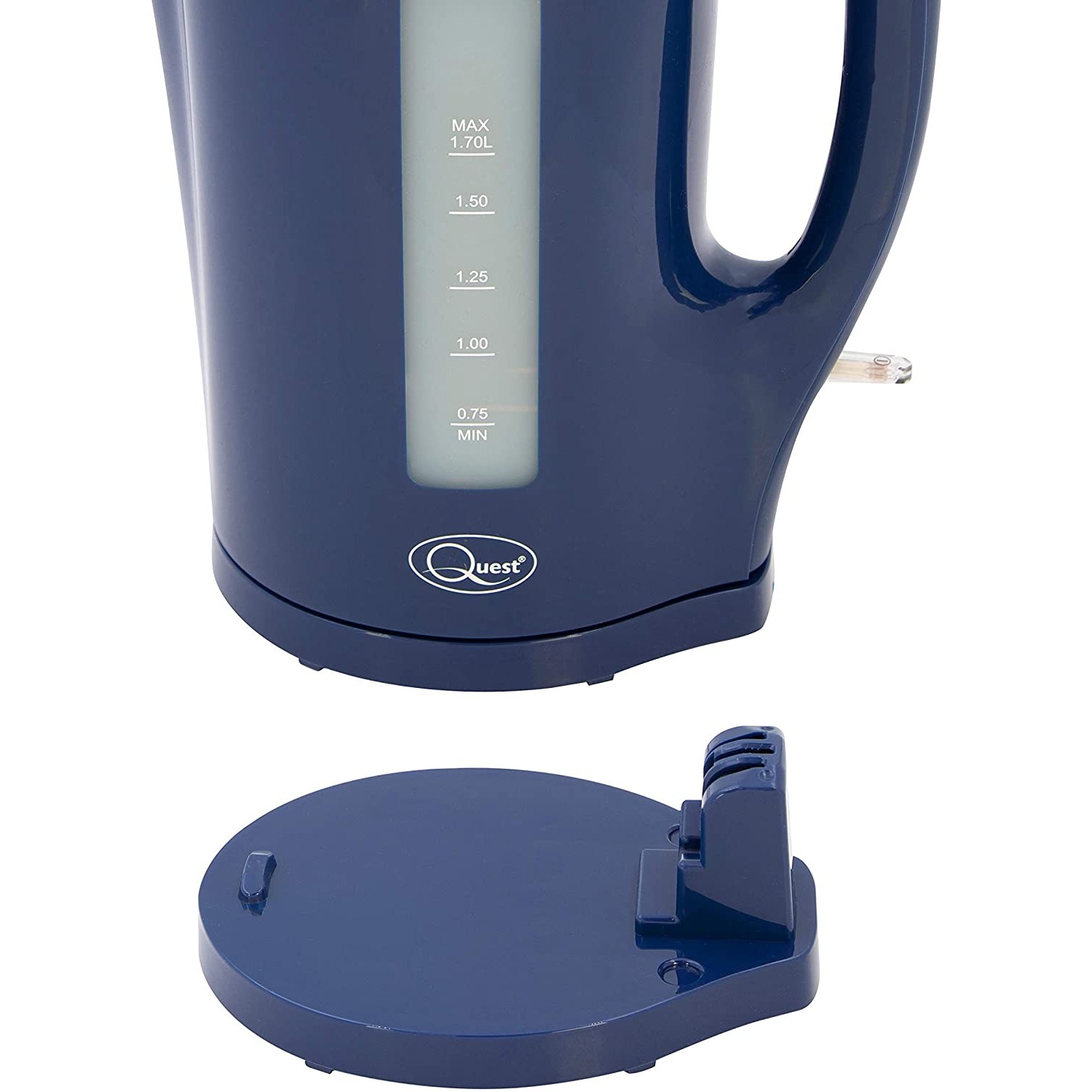 Quest 1.7L Electric Kettle Cordless Jug Hot Water Kitchen Kettle BPA
