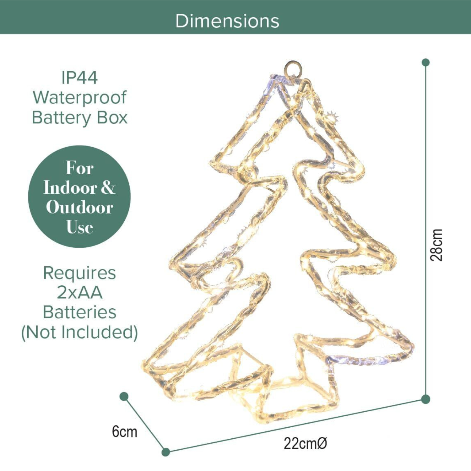 Lumières acryliques LED de Noël boîte cadeau arbre étoilé blanc chaud décoration intérieur extérieur - Photo 7/24