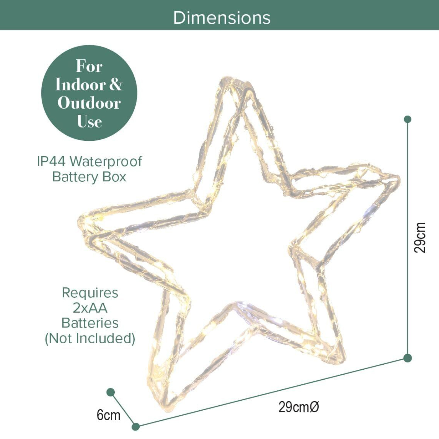 Lumières acryliques LED de Noël boîte cadeau arbre étoilé blanc chaud décoration intérieur extérieur - Photo 20/24