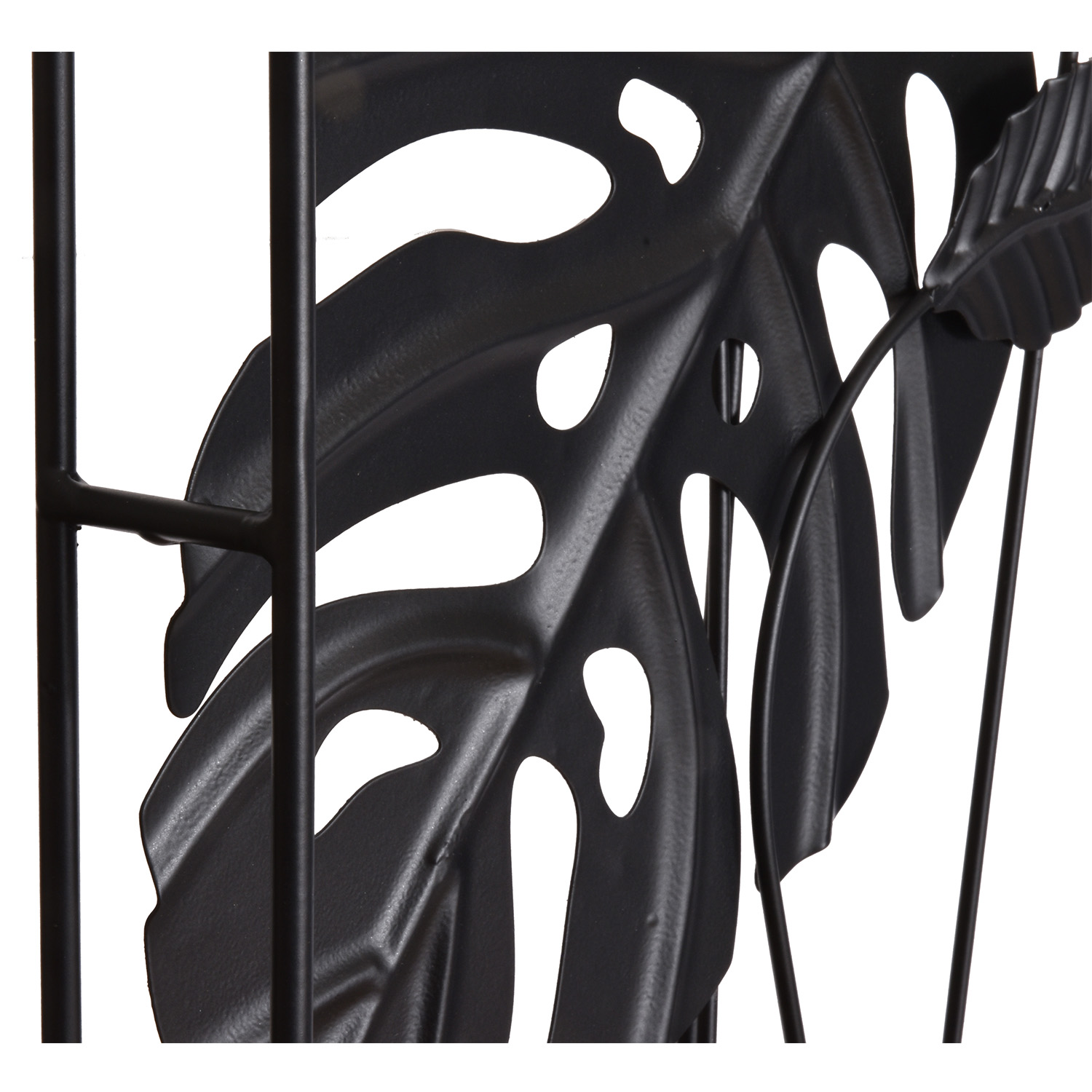 Abstract Tropical Leaves Metal Hanging Home Living Room Ornament Wall