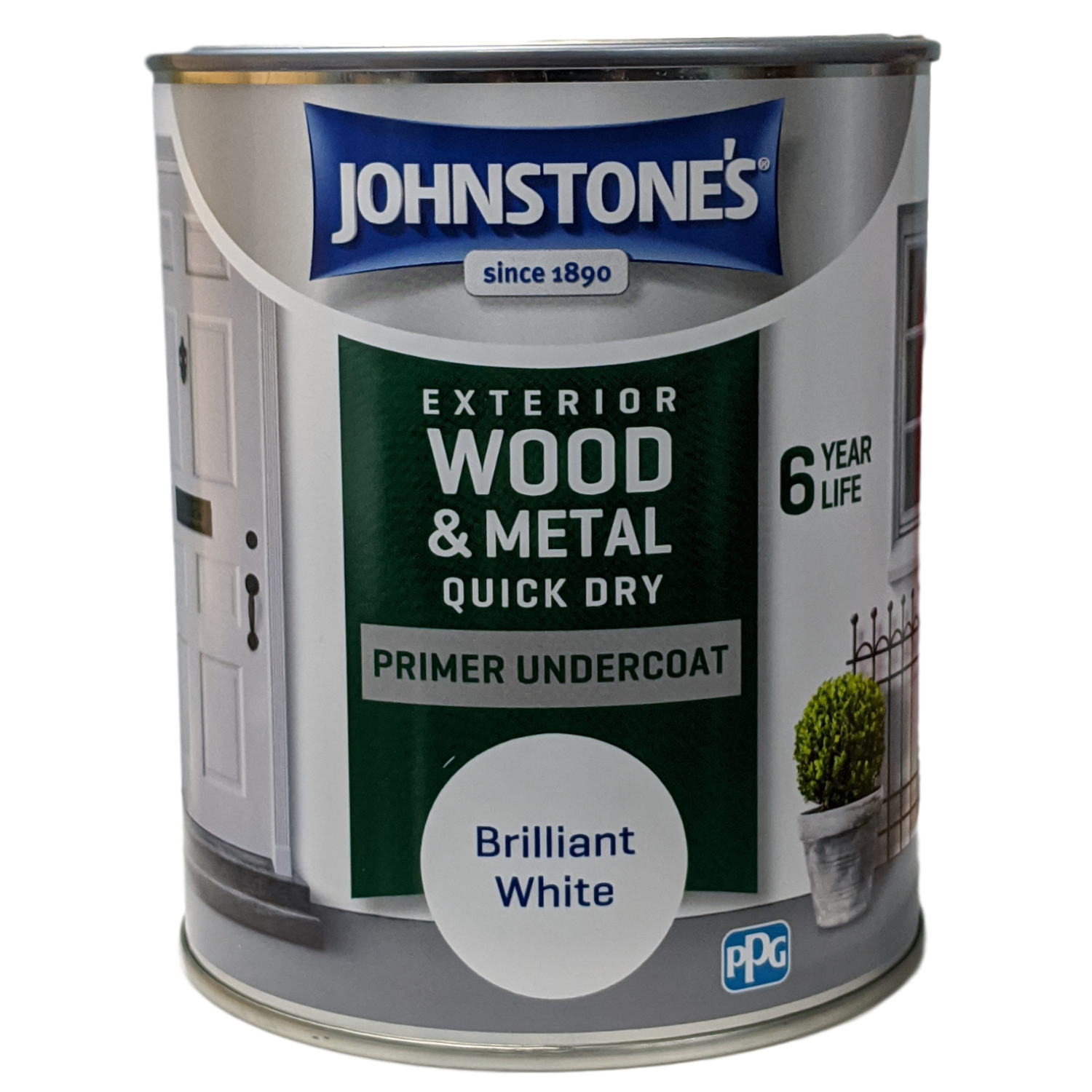 Johnstones 750ml Brilliant White Exterior Wood Metal Johnstones 750ml Brilliant White Exterior Wood Metal