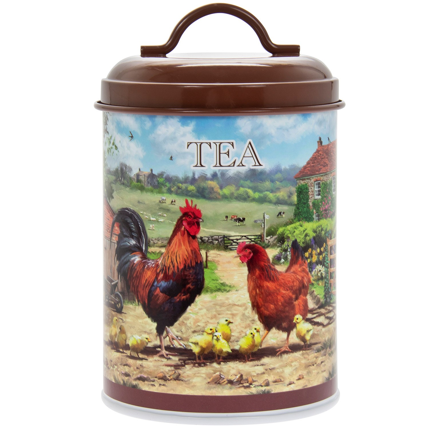 Cockerel Hen Canister Tray Dish Teabag Bag Placemat Coaster Cups Mugs Bread Bin - Picture 23 of 24
