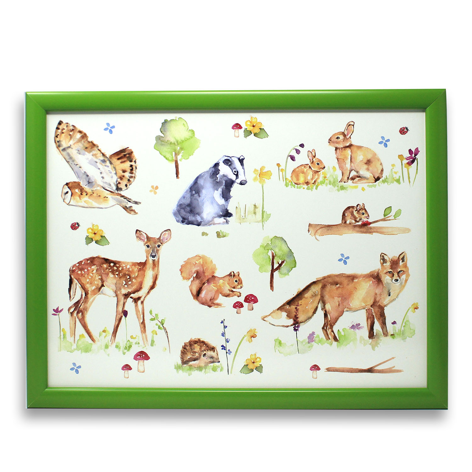 Woodland Wildlife Food Serving Tray Kitchen Nature Dinner Breakfast Table Mats - Picture 5 of 12