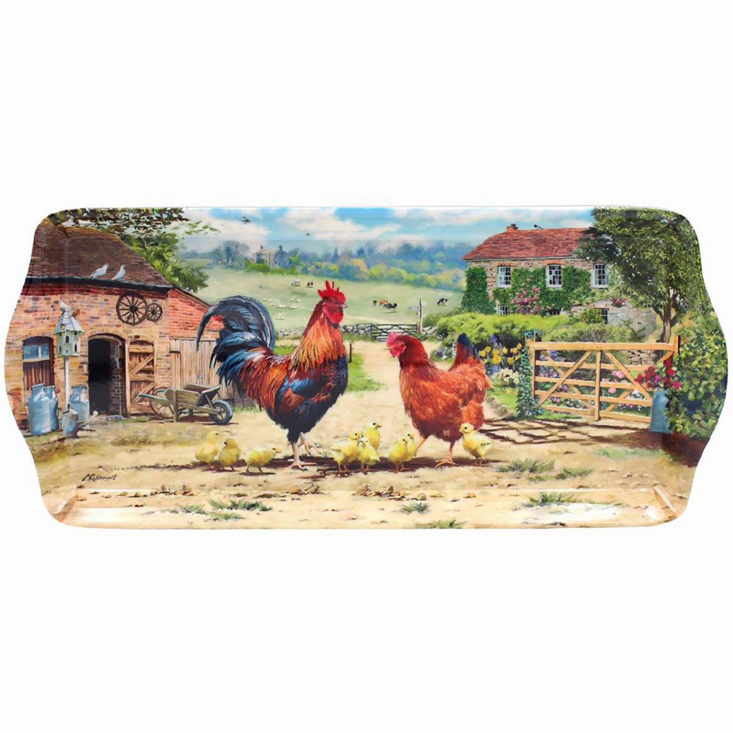 Cockerel Hen Canister Tray Dish Teabag Bag Placemat Coaster Cups Mugs Bread Bin - Picture 16 of 24