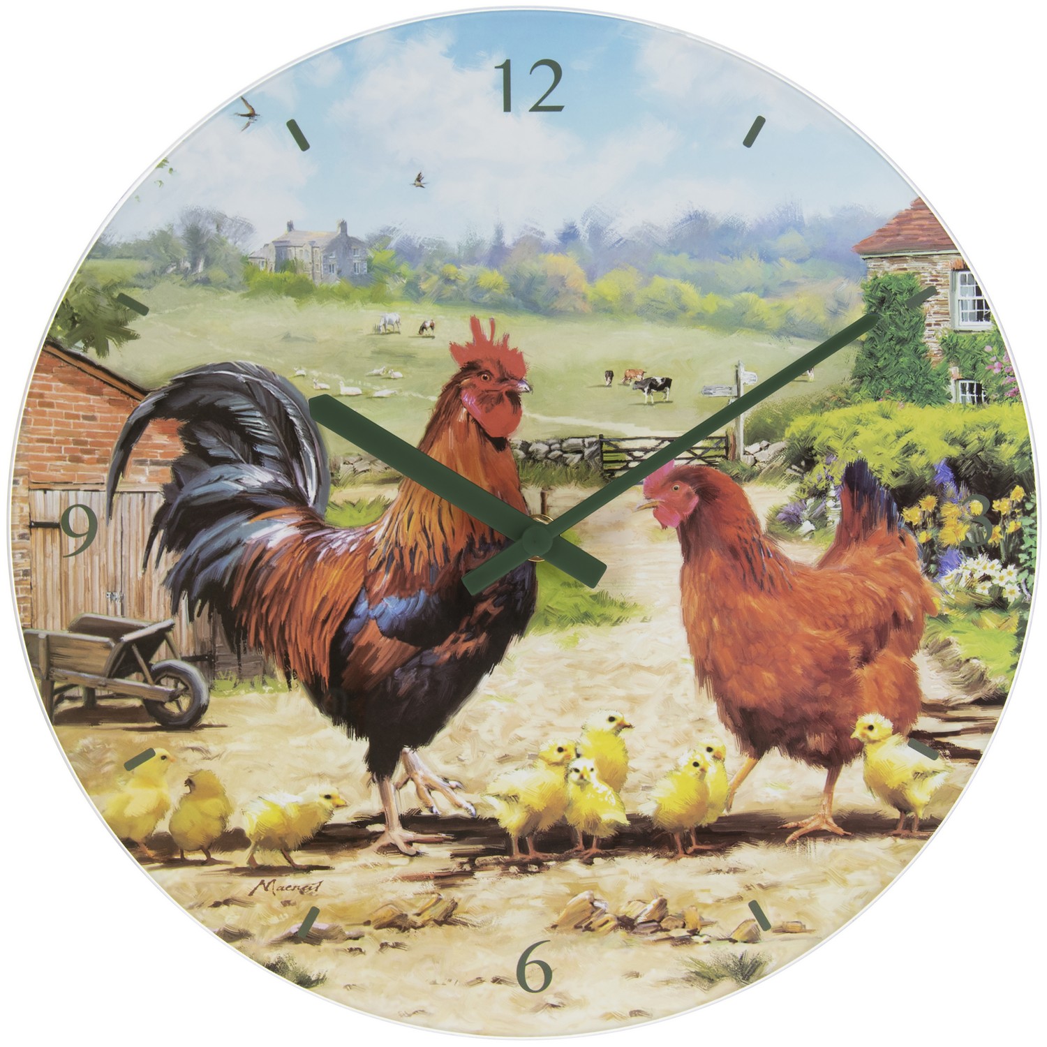 Cockerel Hen Canister Tray Dish Teabag Bag Placemat Coaster Cups Mugs Bread Bin - Picture 11 of 24