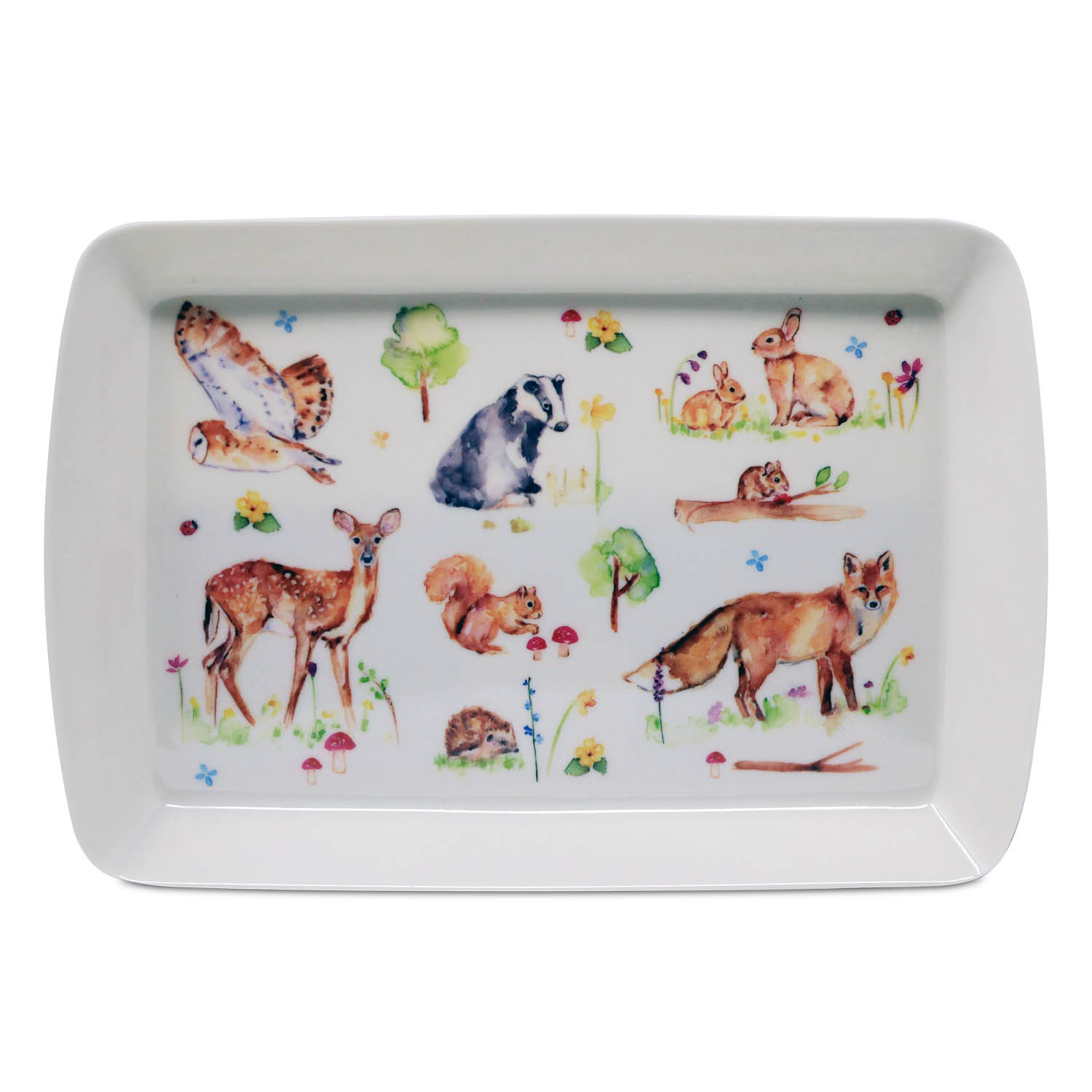 Woodland Wildlife Food Serving Tray Kitchen Nature Dinner Breakfast Table Mats - Picture 10 of 12