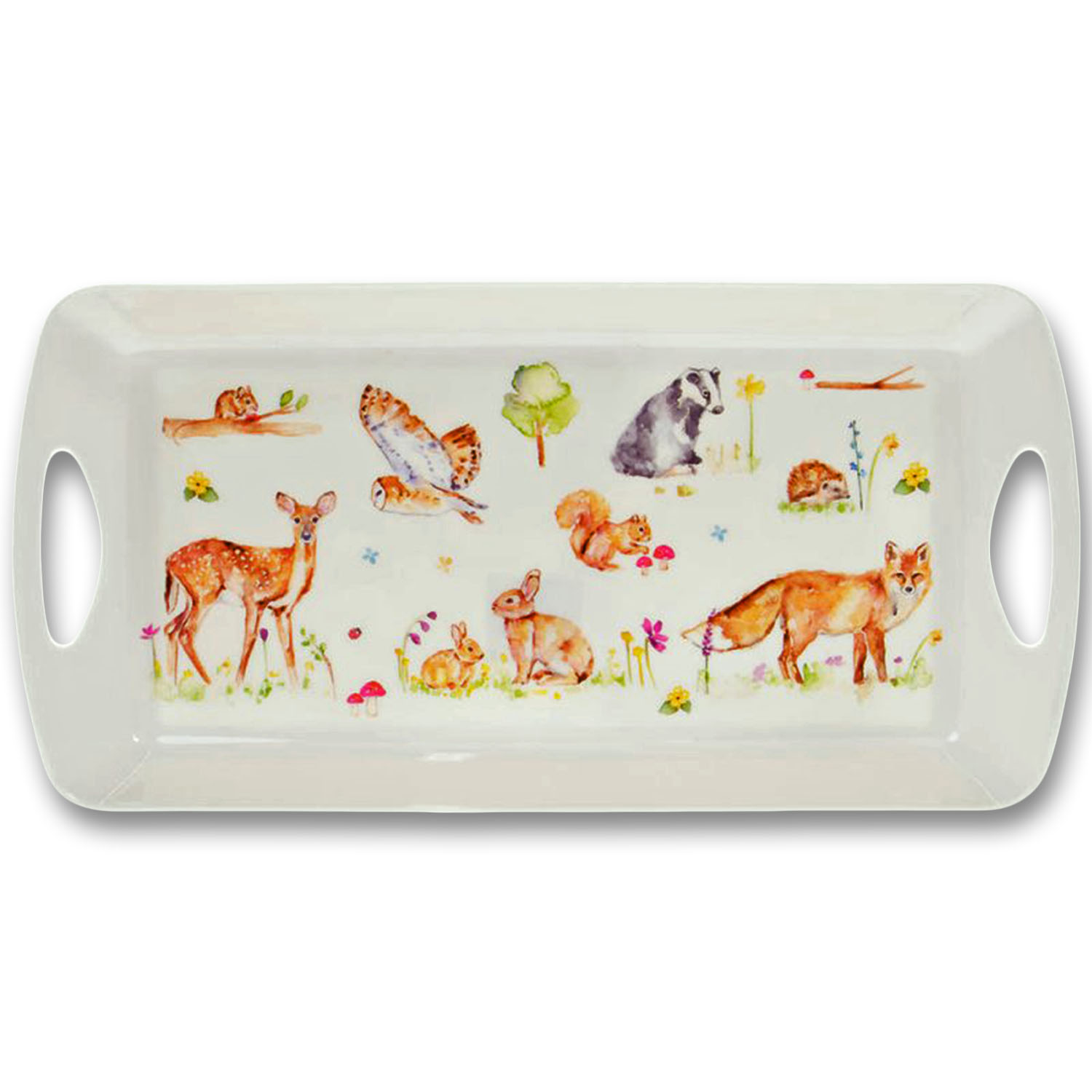 Woodland Wildlife Food Serving Tray Kitchen Nature Dinner Breakfast Table Mats - Picture 7 of 12