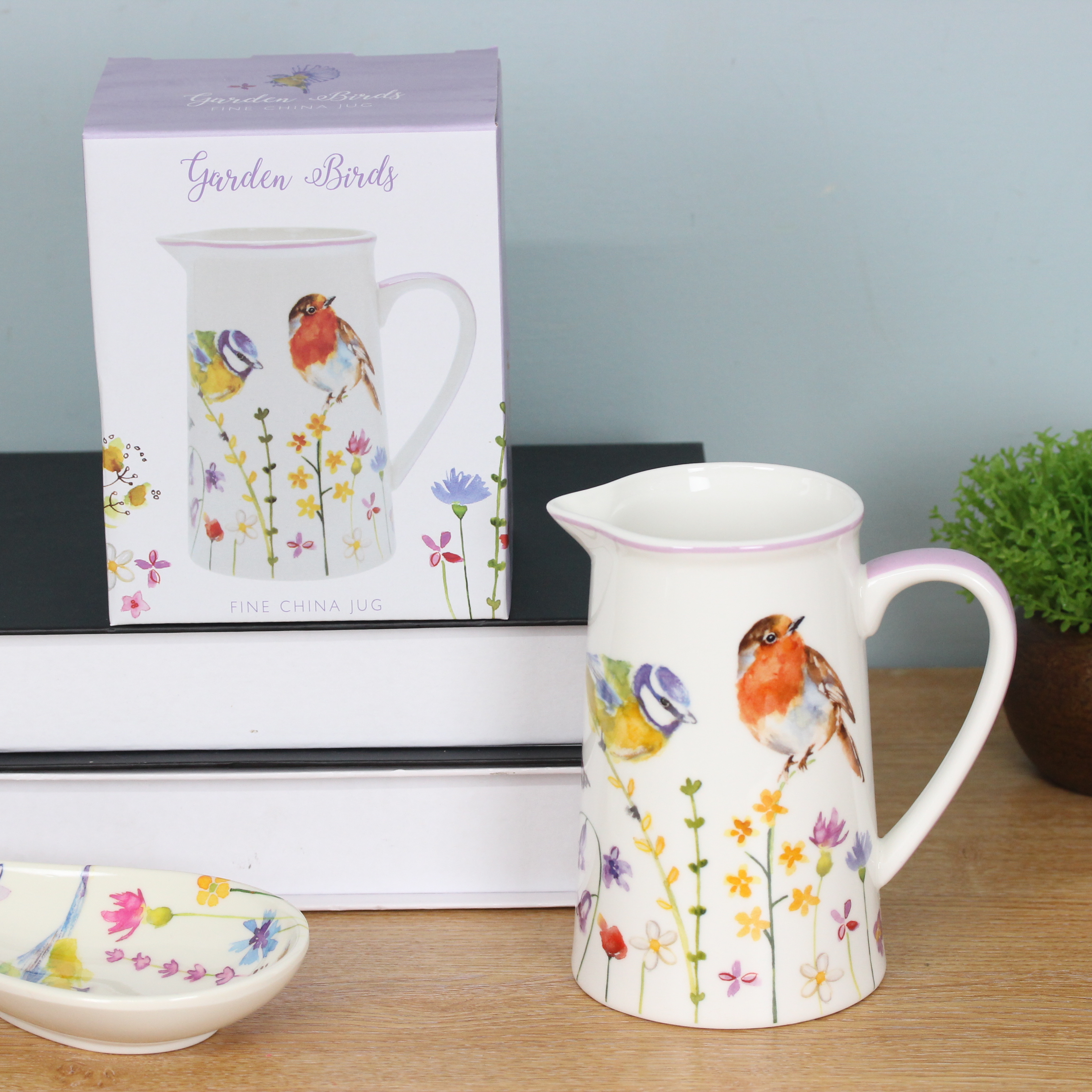 500ml Water Juice Jug Pitcher Drinks Carafe Fine China Decorative Flower Vase - 第 36/64 張圖片