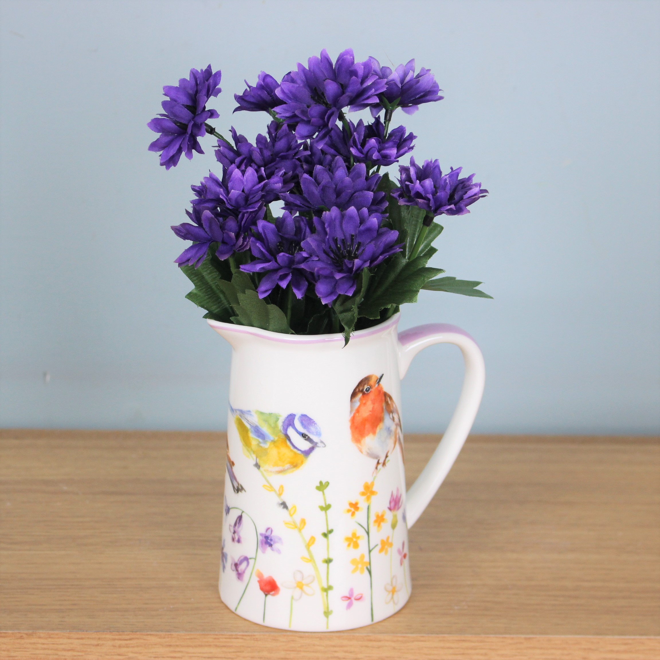 500ml Water Juice Jug Pitcher Drinks Carafe Fine China Decorative Flower Vase - 第 39/64 張圖片