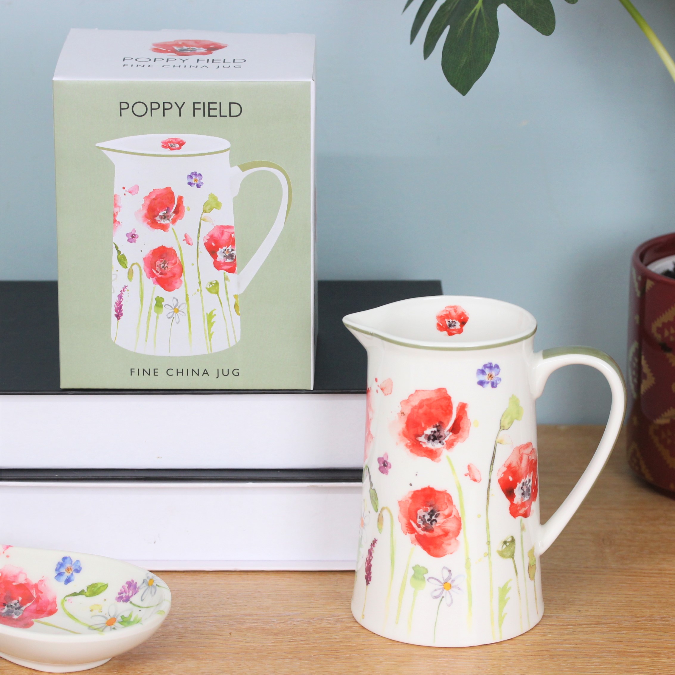500ml Water Juice Jug Pitcher Drinks Carafe Fine China Decorative Flower Vase - 第 48/64 張圖片