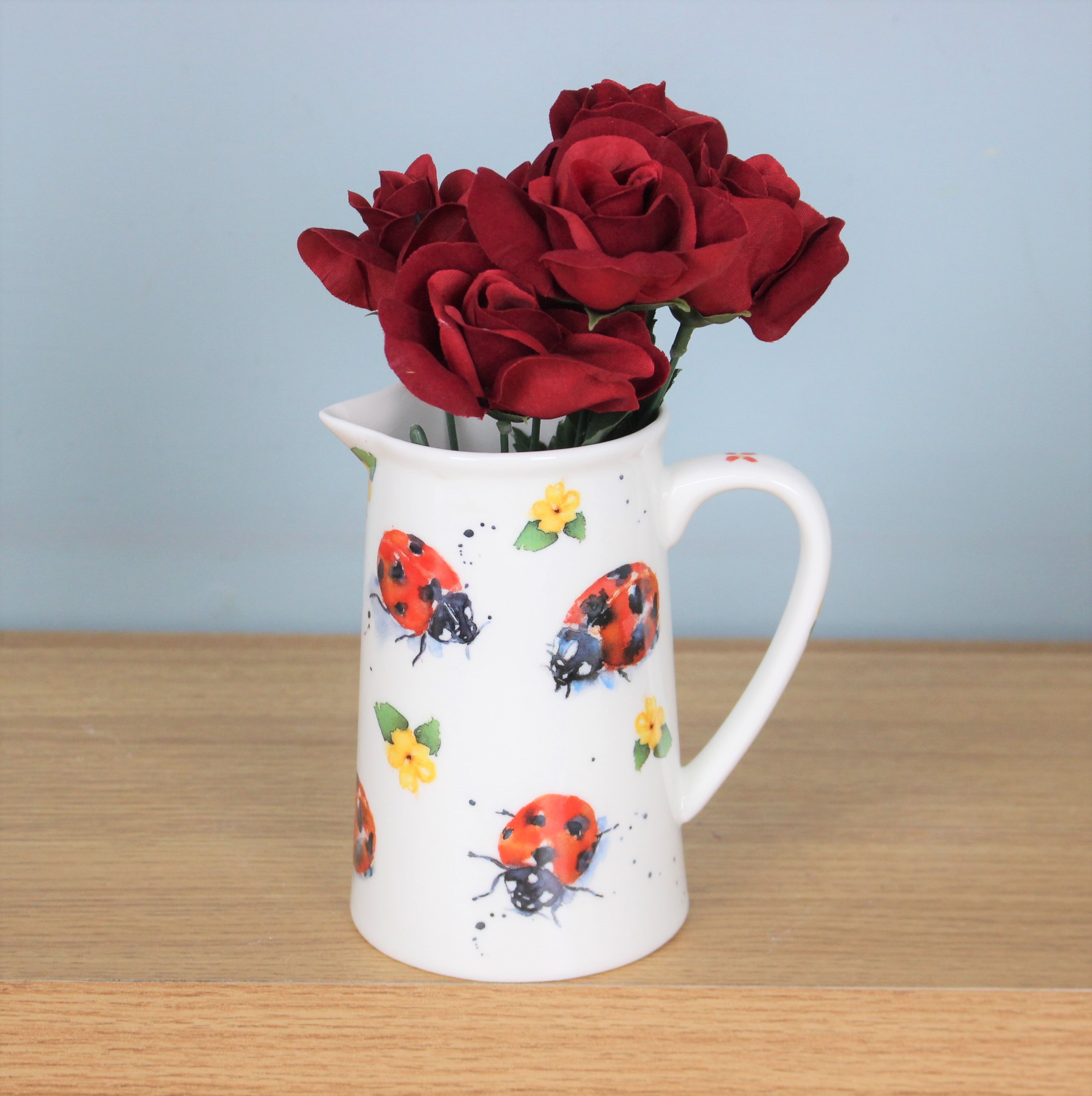 500ml Water Juice Jug Pitcher Drinks Carafe Fine China Decorative Flower Vase - 第 29/64 張圖片