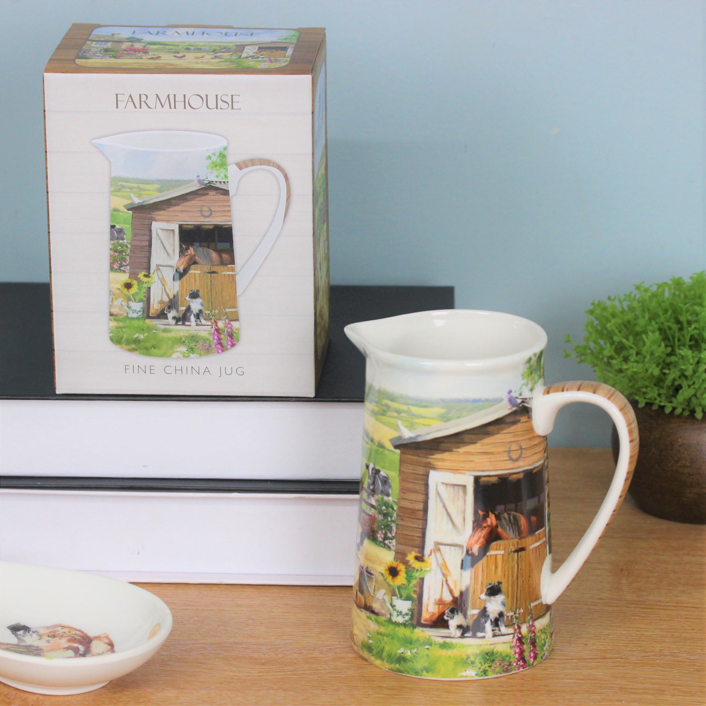 500ml Water Juice Jug Pitcher Drinks Carafe Fine China Decorative Flower Vase - 第 32/64 張圖片