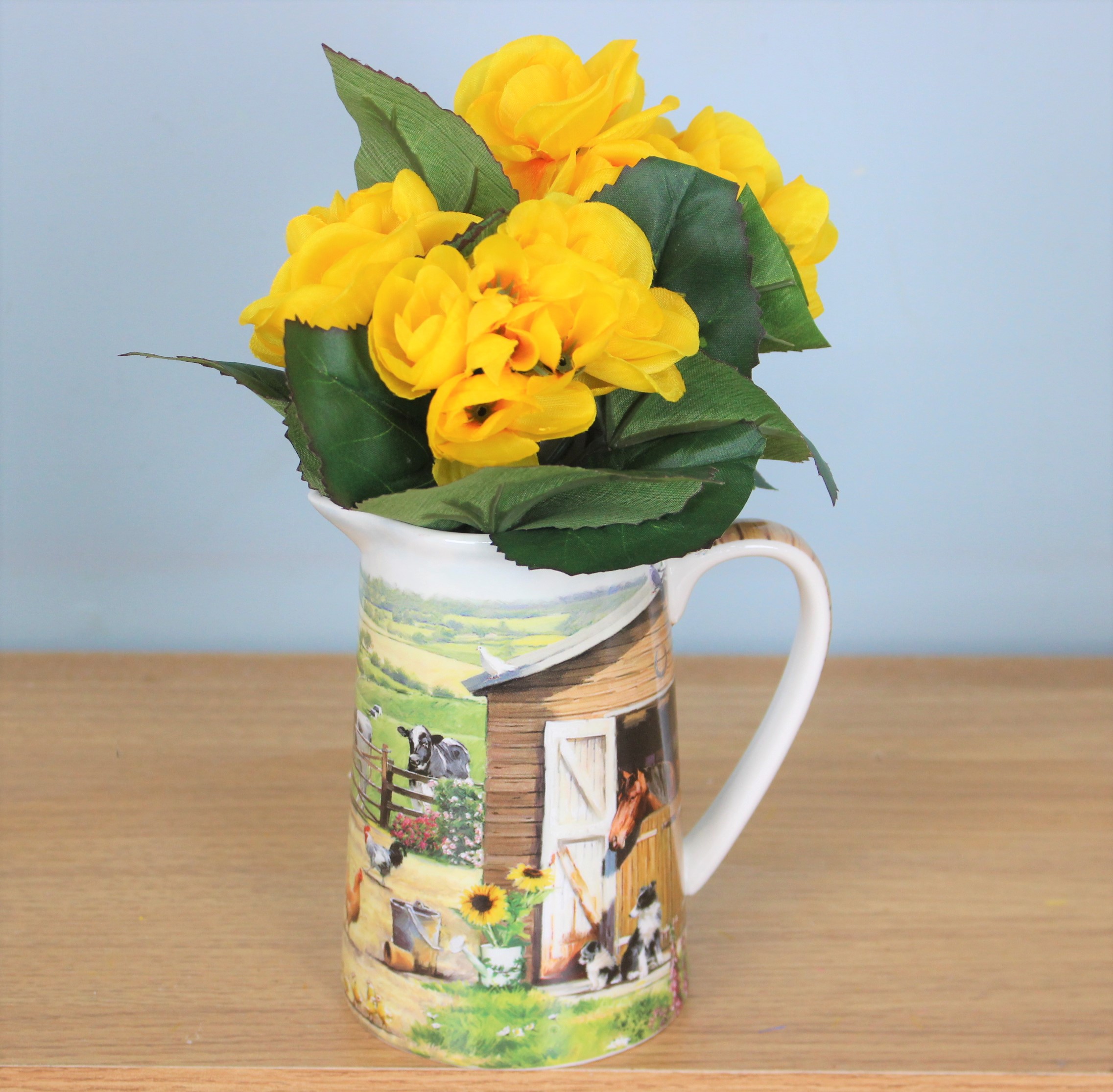 500ml Water Juice Jug Pitcher Drinks Carafe Fine China Decorative Flower Vase - 第 35/64 張圖片