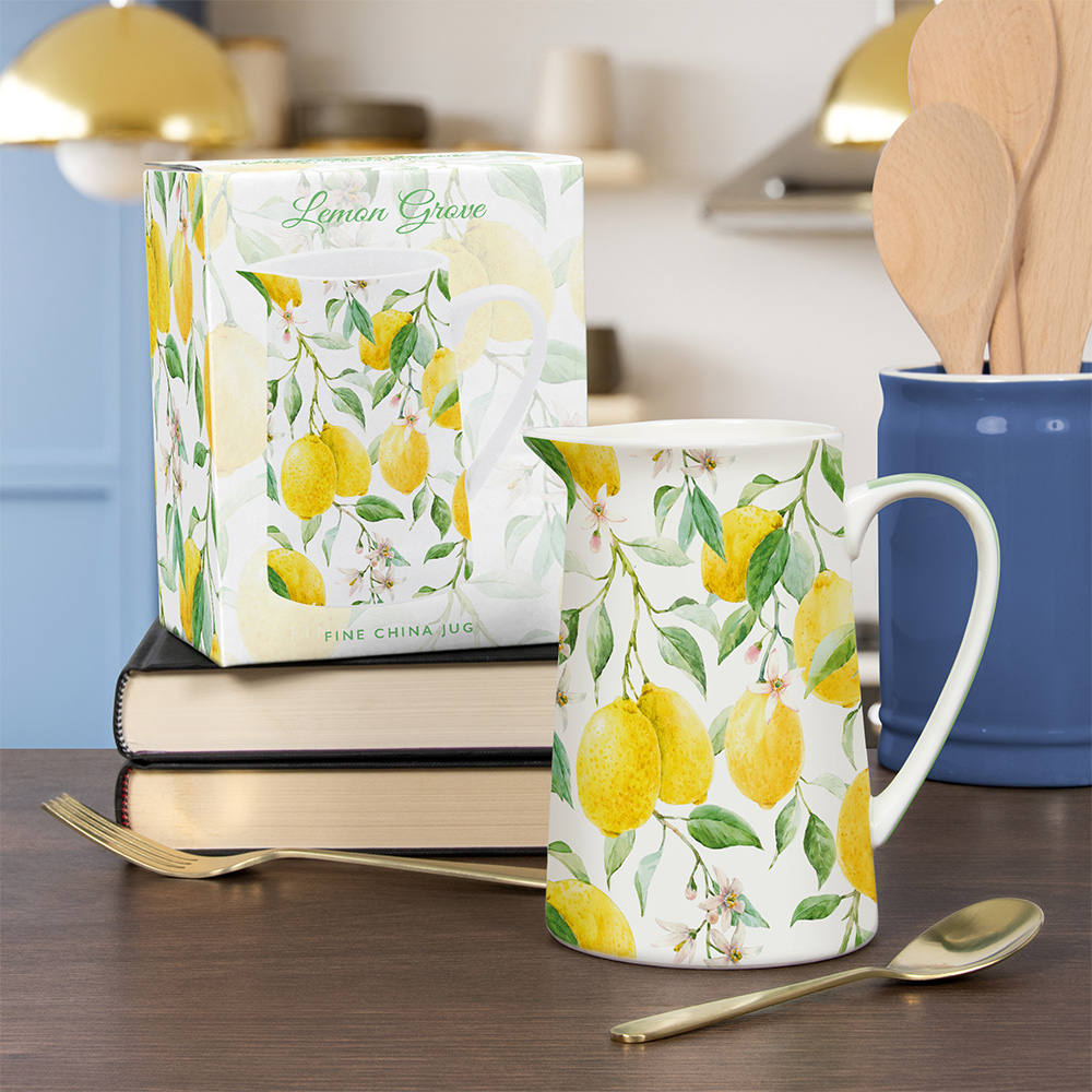 500ml Water Juice Jug Pitcher Drinks Carafe Fine China Decorative Flower Vase - 第 47/64 張圖片