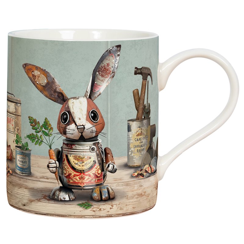 Ceramic Mugs Bug Art Scrap Animal Collection Design Coffee Cup Steampunk Style - Picture 9 of 9