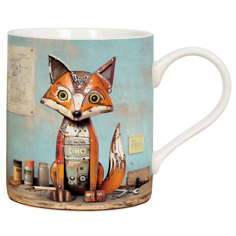 Ceramic Mugs Bug Art Scrap Animal Collection Design Coffee Cup Steampunk Style - Picture 6 of 9