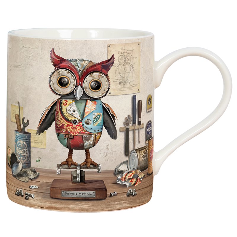 Ceramic Mugs Bug Art Scrap Animal Collection Design Coffee Cup Steampunk Style - Picture 8 of 9