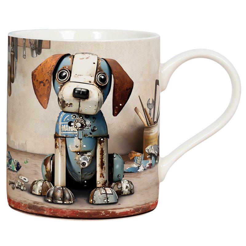 Ceramic Mugs Bug Art Scrap Animal Collection Design Coffee Cup Steampunk Style - Picture 2 of 9