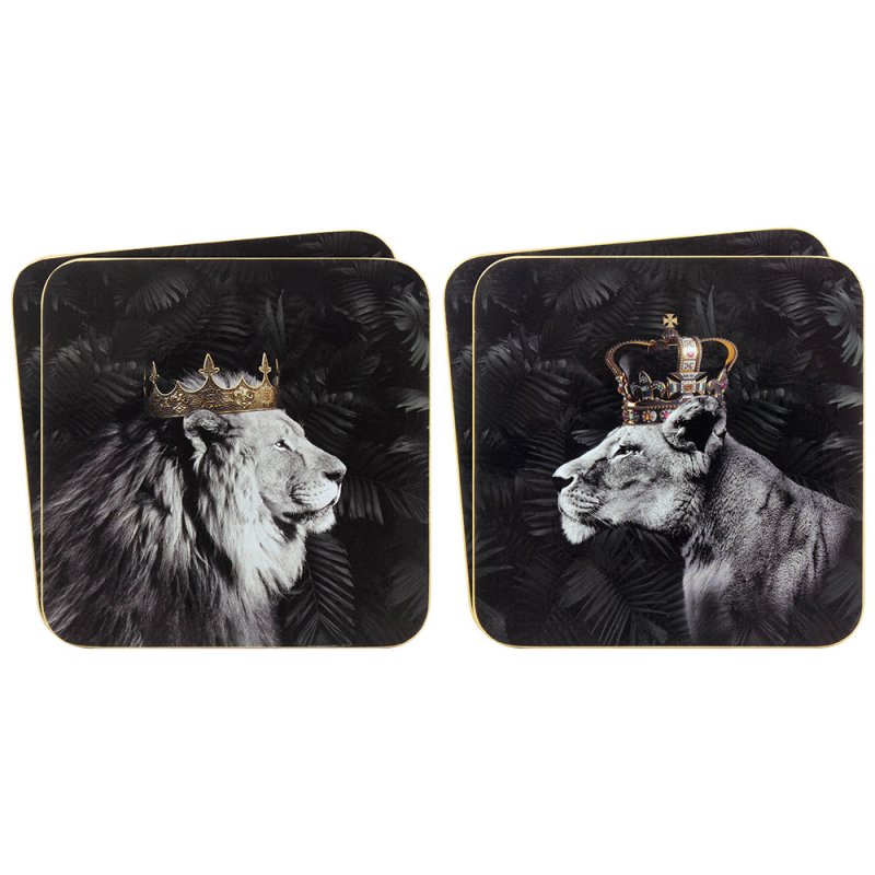 4PC Cork Back Square Coaster Set Tea Coffee Cup Mug Drinks Coaster Table Mats - Picture 41 of 64