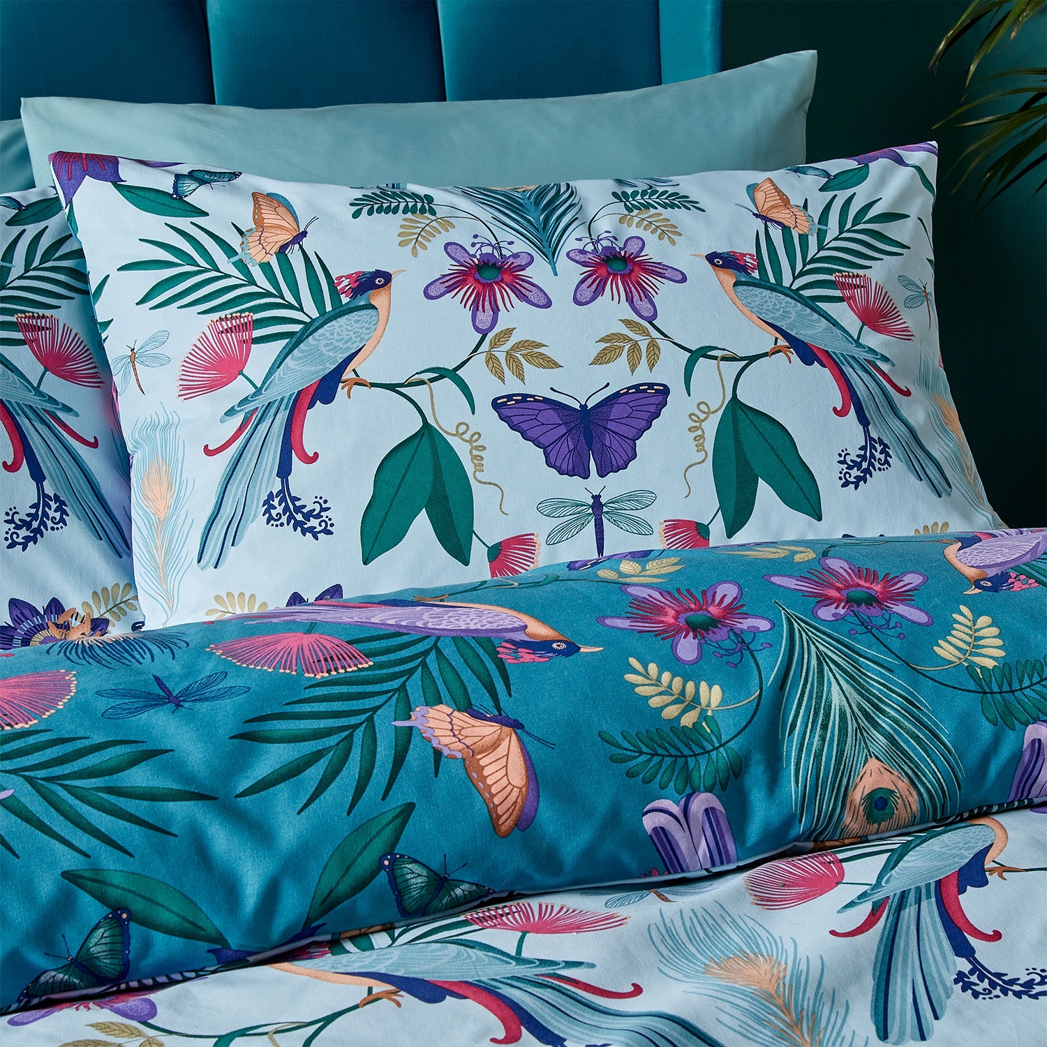 Catherine Lansfield Duvet Cover Luxury Printed Poly Cotton Quilt Bedding Bed Set - Picture 22 of 79