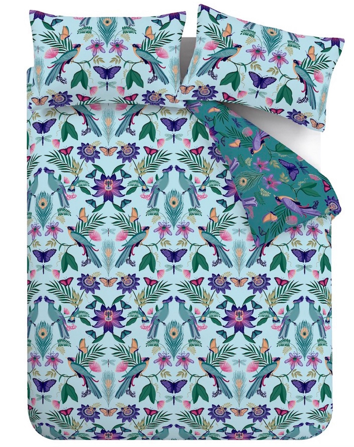 Catherine Lansfield Duvet Cover Luxury Printed Poly Cotton Quilt Bedding Bed Set - Picture 24 of 79