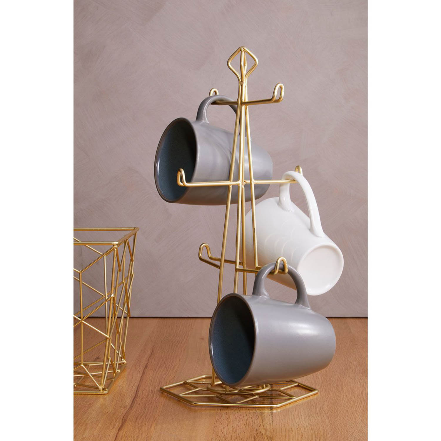 Vertex 6 Tassen Becher Baumständer Eisendraht Kaffeetassen Halter Küchenregal Organizer - Bild 17 von 23
