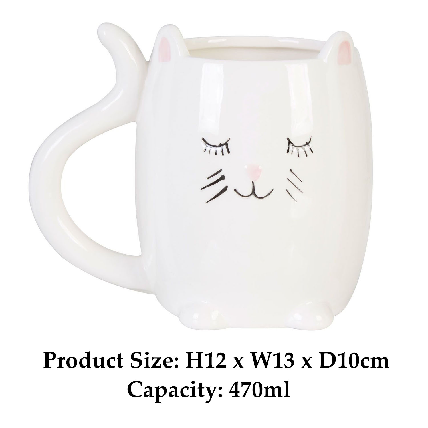 Animal Bear Cat Shaped Tea Coffee Mugs Chic Dolomite Hot Drinks Mug Cup for Kids - Picture 20 of 35