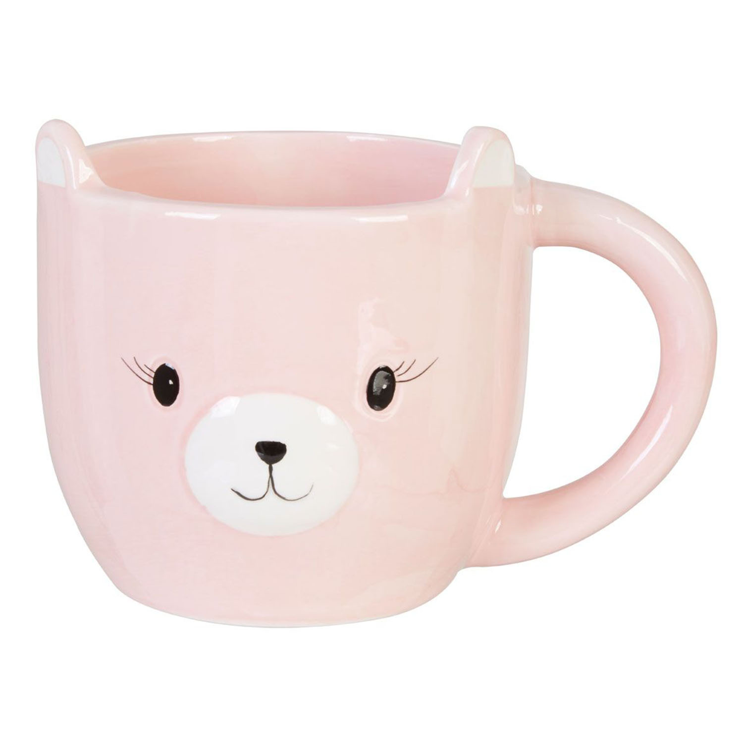 Animal Bear Cat Shaped Tea Coffee Mugs Chic Dolomite Hot Drinks Mug Cup for Kids - Picture 2 of 35