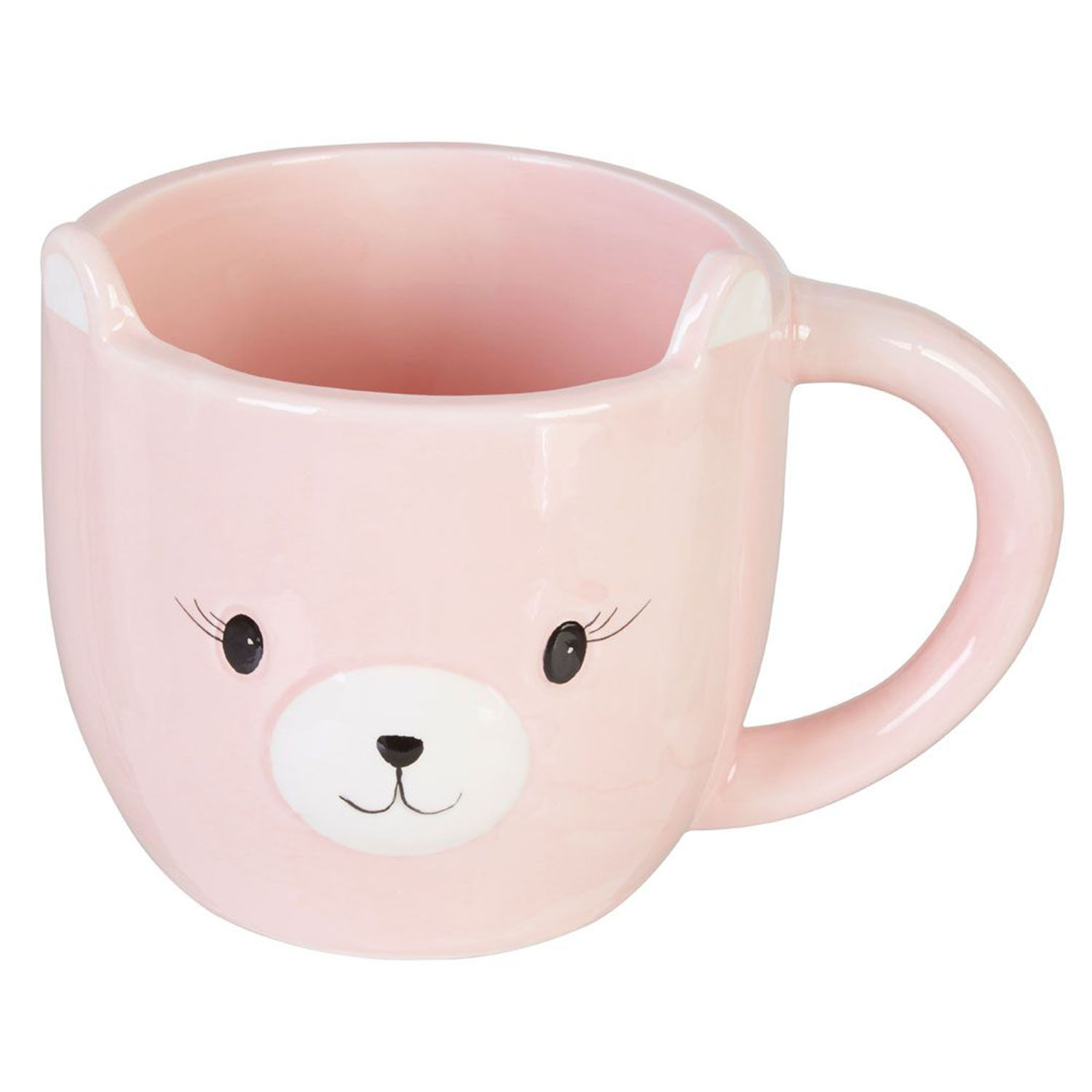 Animal Bear Cat Shaped Tea Coffee Mugs Chic Dolomite Hot Drinks Mug Cup for Kids - Picture 3 of 35