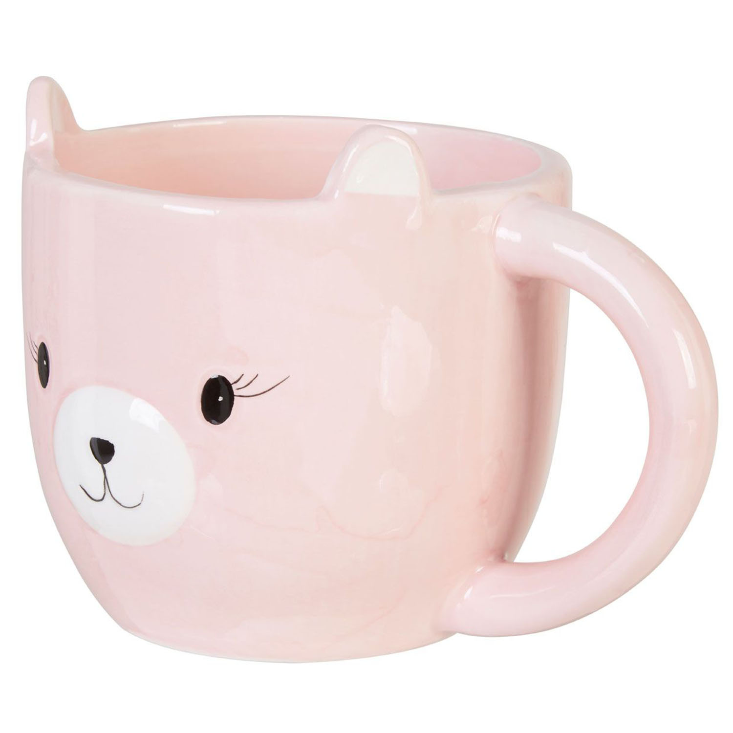 Animal Bear Cat Shaped Tea Coffee Mugs Chic Dolomite Hot Drinks Mug Cup for Kids - Picture 4 of 35