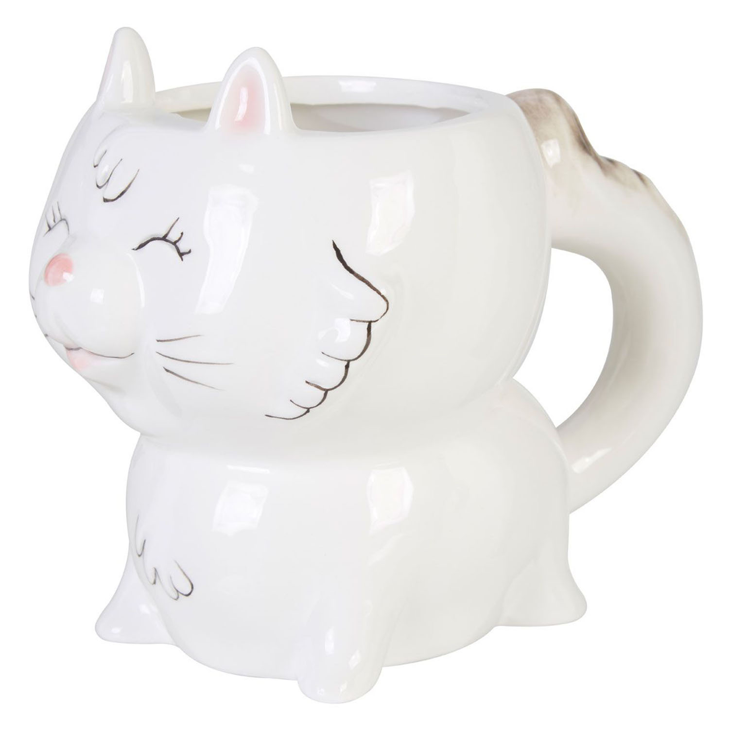 Animal Bear Cat Shaped Tea Coffee Mugs Chic Dolomite Hot Drinks Mug Cup for Kids - Picture 11 of 35