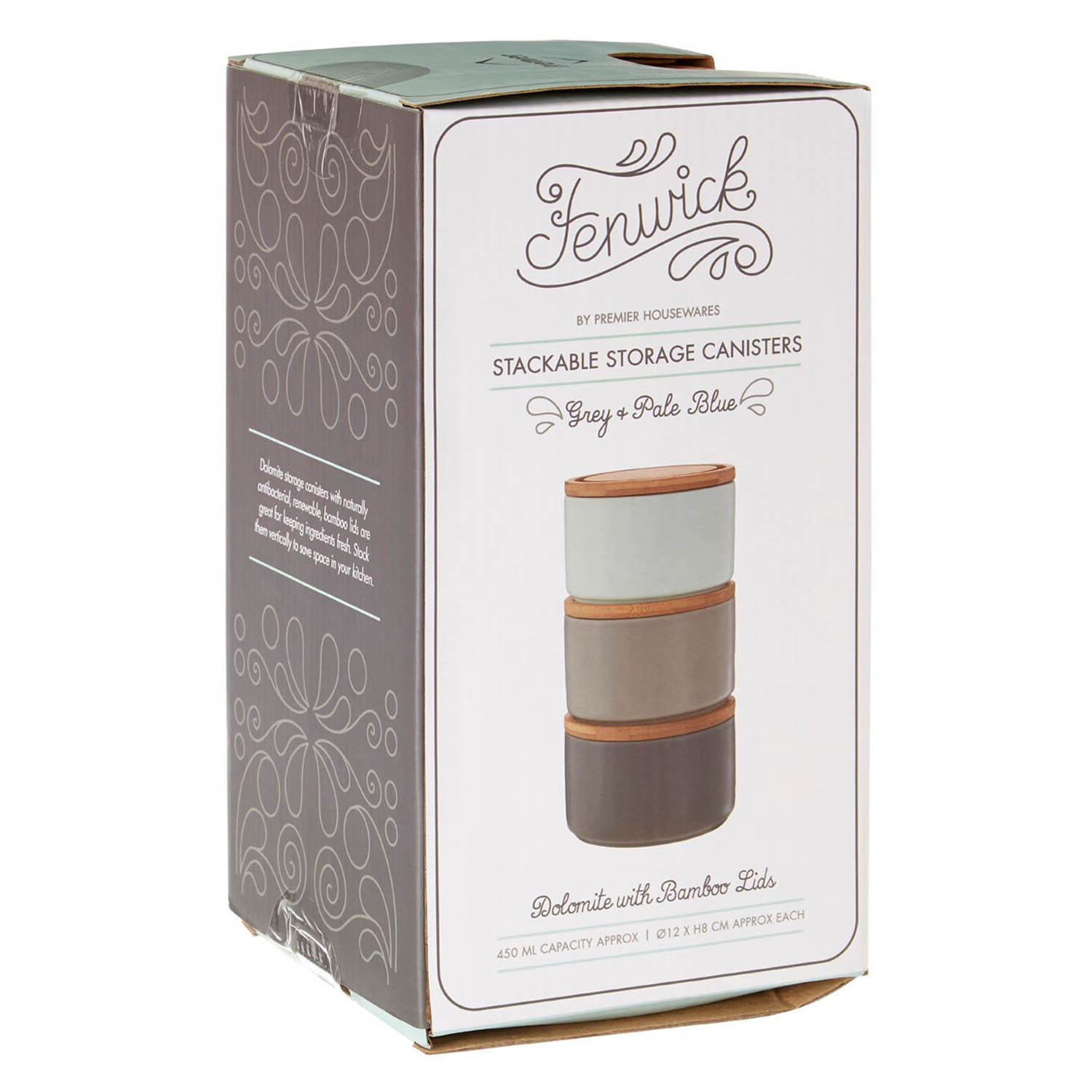Fenwick Kitchen Canister Set Tea Coffee Sugar Storage Jars Pots Container Tins