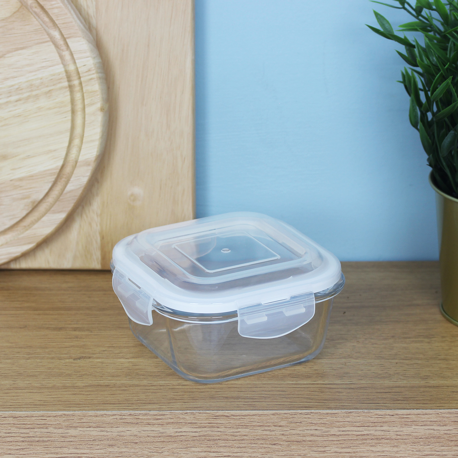 Freska Glass Food Storage Containers with BPA Free Airtight Lid Lunch Box Bento - Picture 31 of 47