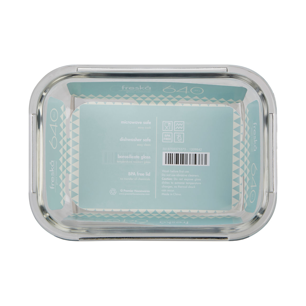 Freska Glass Food Storage Containers with BPA Free Airtight Lid Lunch Box Bento - Picture 43 of 47