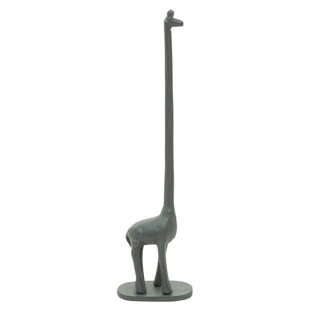 Metal Cast Animal Toilet Roll Holder Free Standing Kitchen Roll Paper Towel Pole - Picture 58 of 67