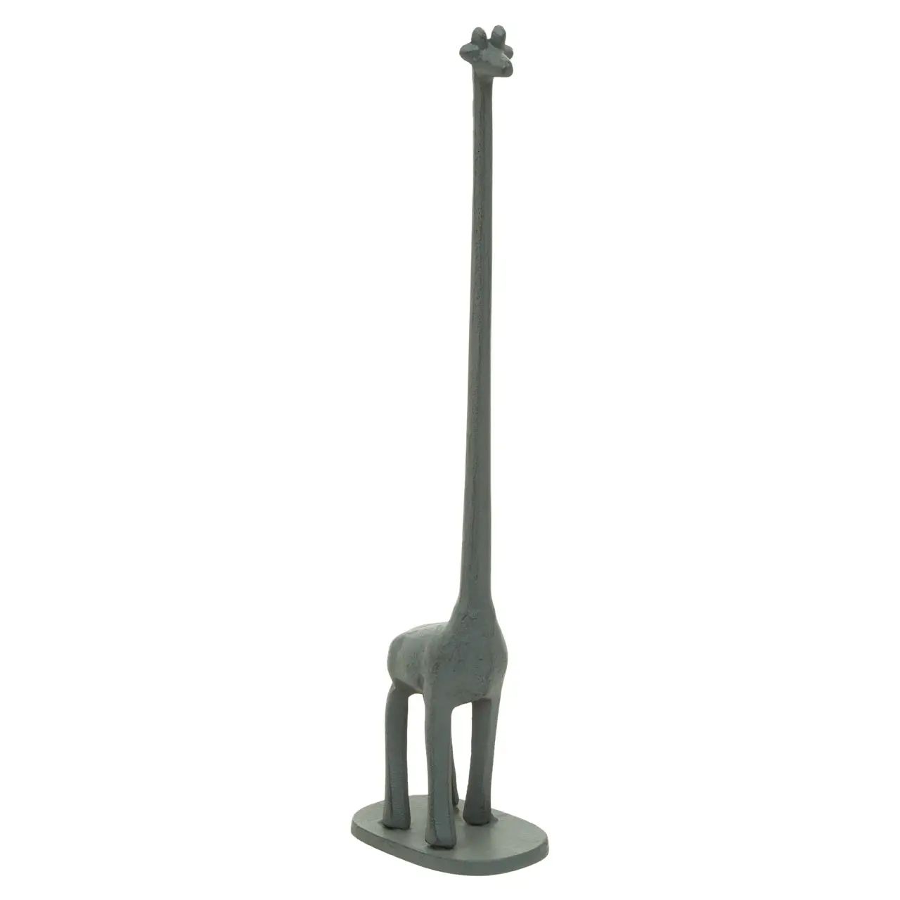 Metal Cast Animal Toilet Roll Holder Free Standing Kitchen Roll Paper Towel Pole - Picture 59 of 67
