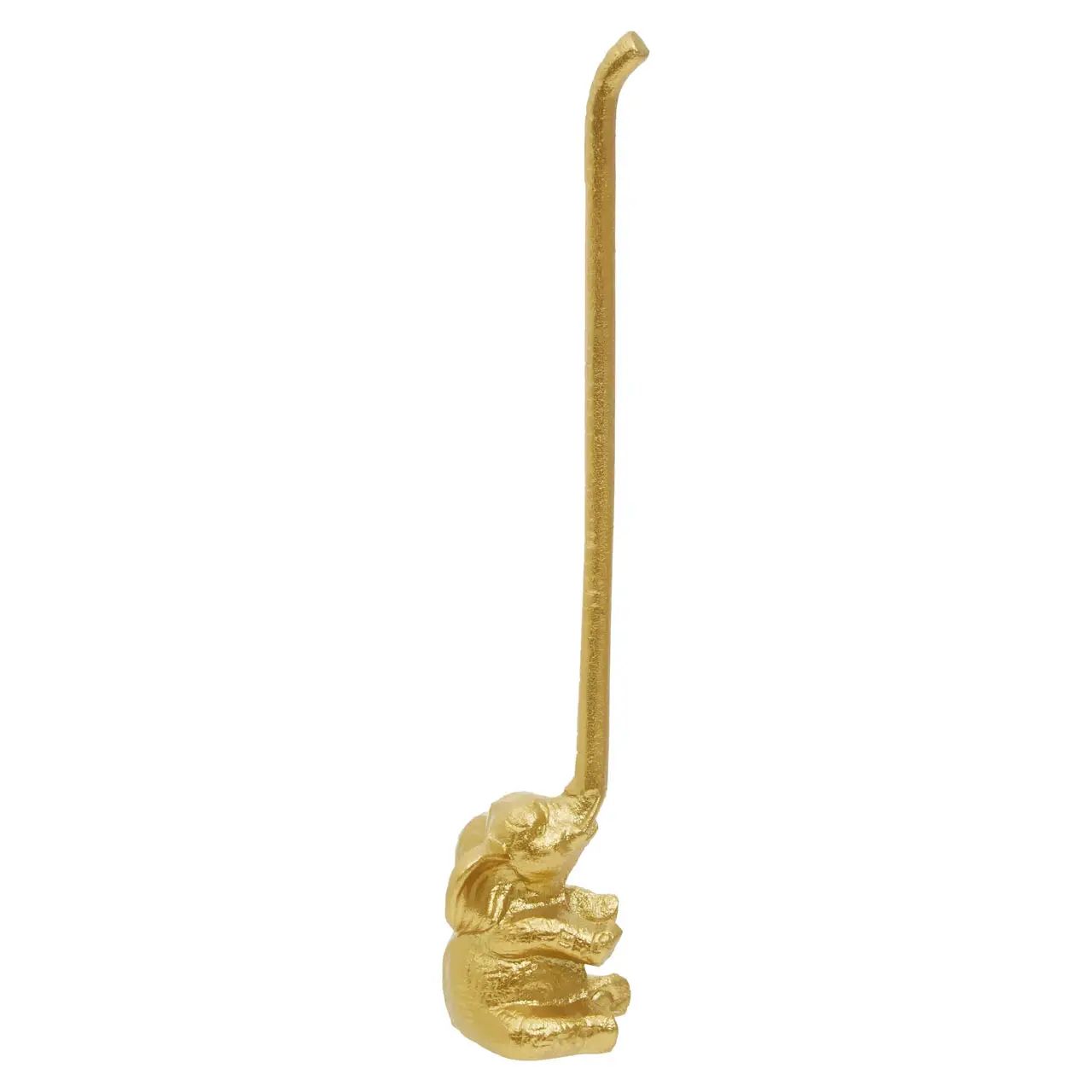 Metal Cast Animal Toilet Roll Holder Free Standing Kitchen Roll Paper Towel Pole - Picture 30 of 67