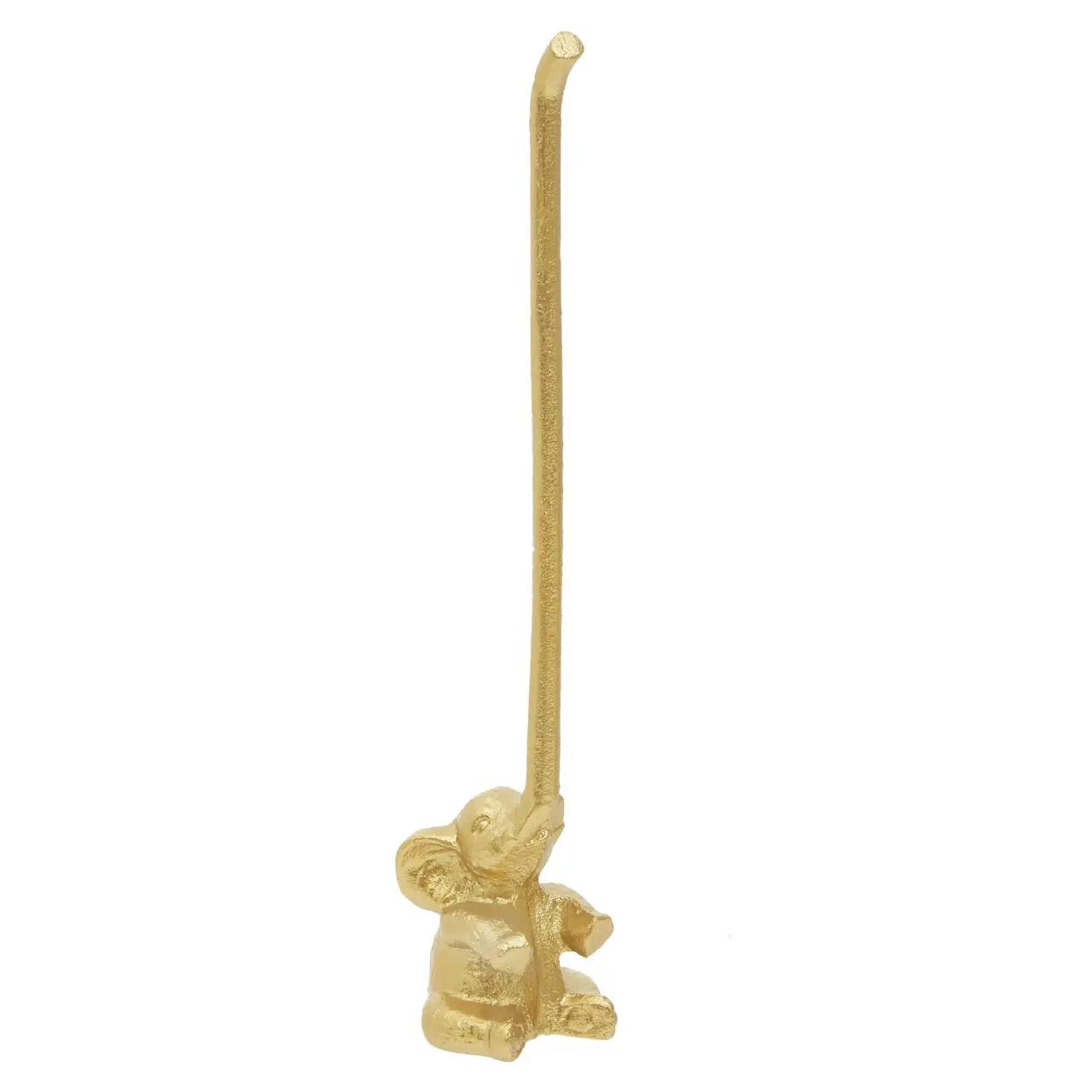 Metal Cast Animal Toilet Roll Holder Free Standing Kitchen Roll Paper Towel Pole - Picture 31 of 67