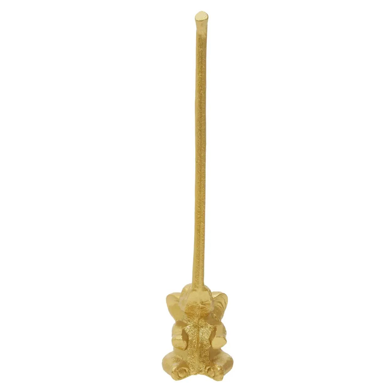 Metal Cast Animal Toilet Roll Holder Free Standing Kitchen Roll Paper Towel Pole - Picture 32 of 67