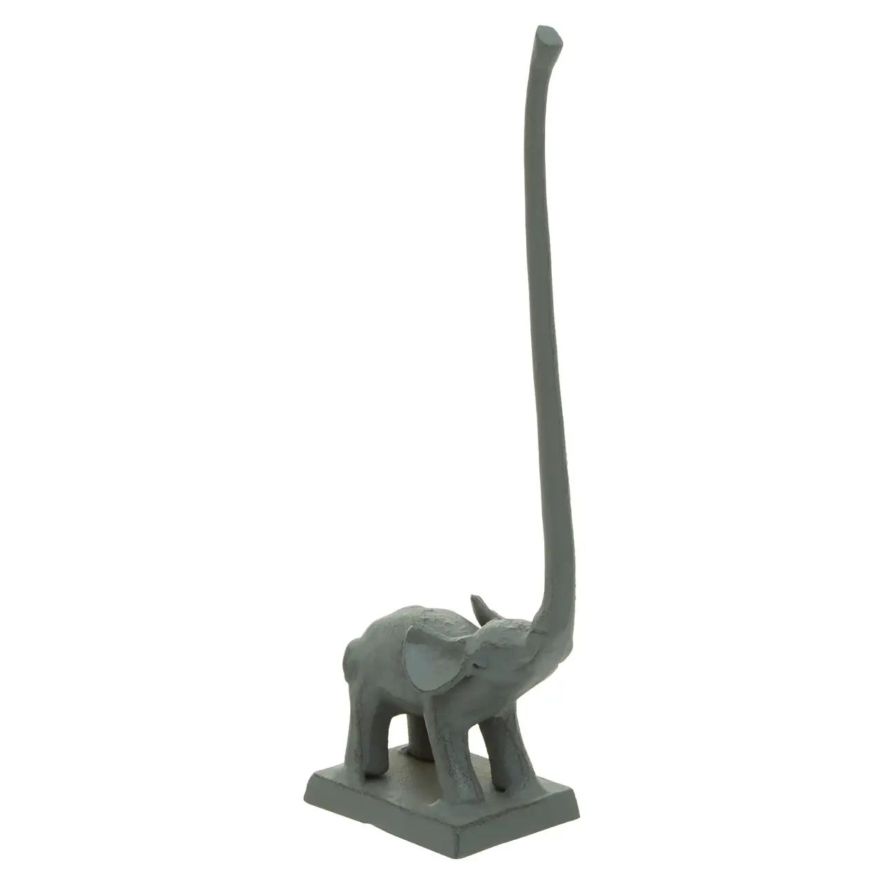 Metal Cast Animal Toilet Roll Holder Free Standing Kitchen Roll Paper Towel Pole - Picture 49 of 67