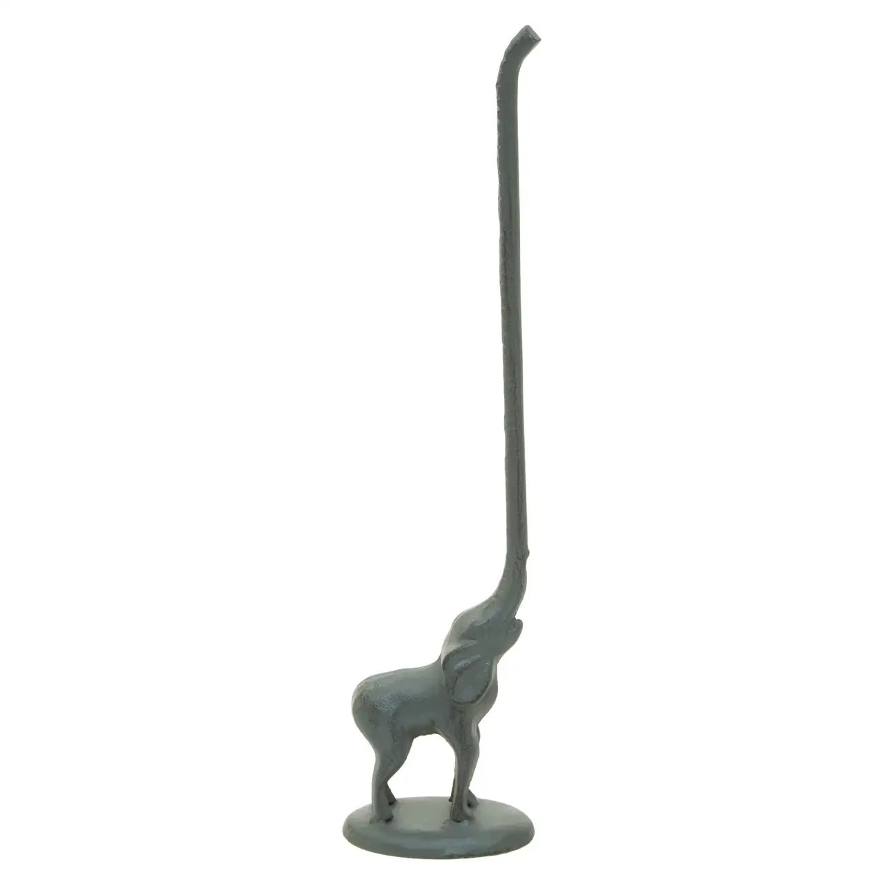Metal Cast Animal Toilet Roll Holder Free Standing Kitchen Roll Paper Towel Pole - Picture 53 of 67