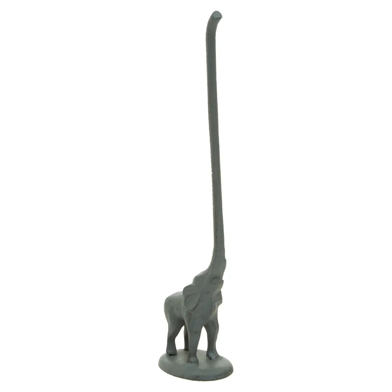 Metal Cast Animal Toilet Roll Holder Free Standing Kitchen Roll Paper Towel Pole - Picture 54 of 67