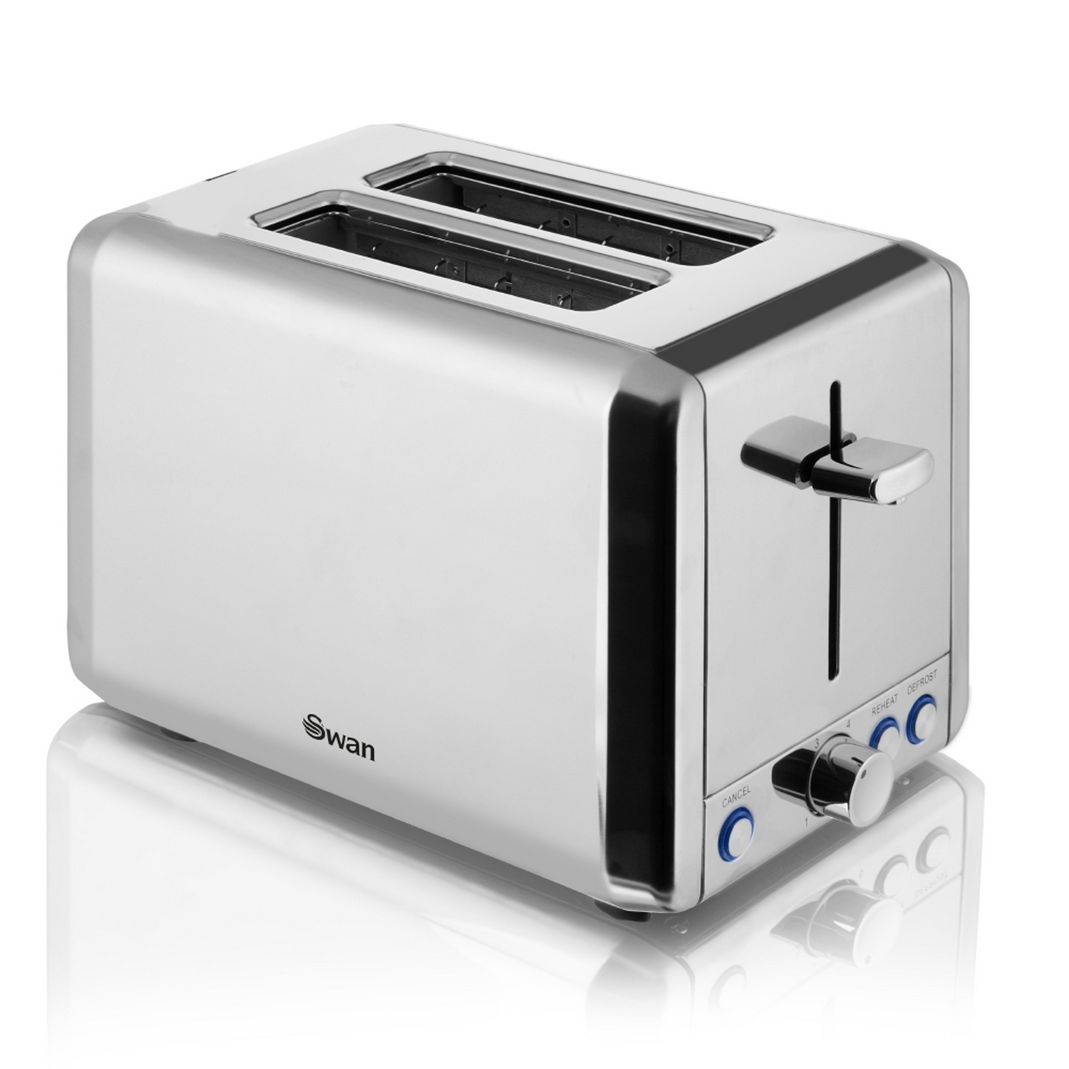 SWAN Acciaio Inox 2 fette 925 W-ST14062N