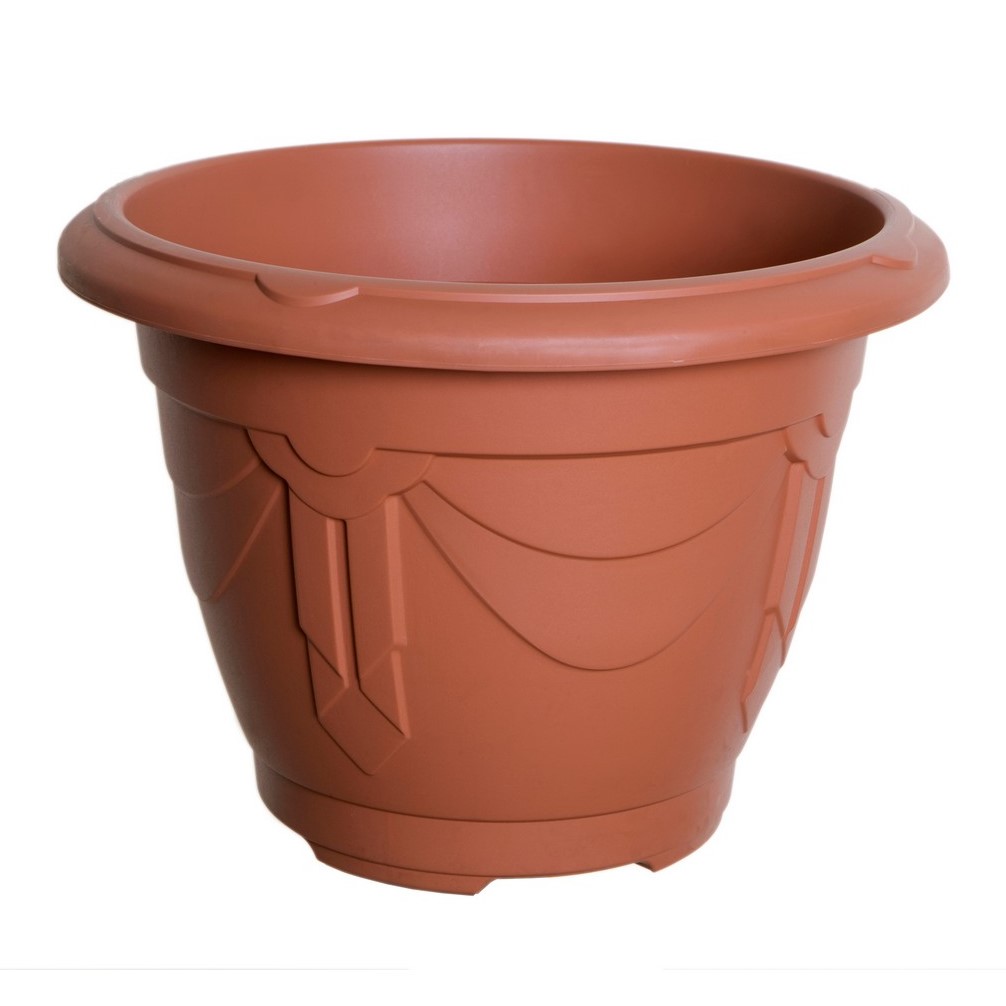 Venetian Plant Pot Garden Flower Pots Herb Planter & Saucer Tray Plants Holder - Picture 20 of 35